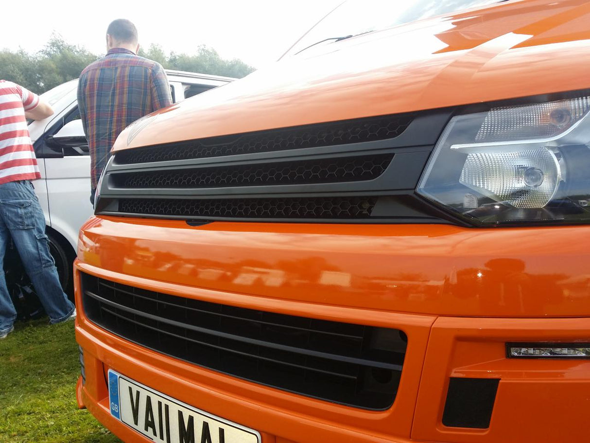 For VW T5.1 Transporter Van Front Styling Matte Package (2pcs) Painted and Ready to Fit
