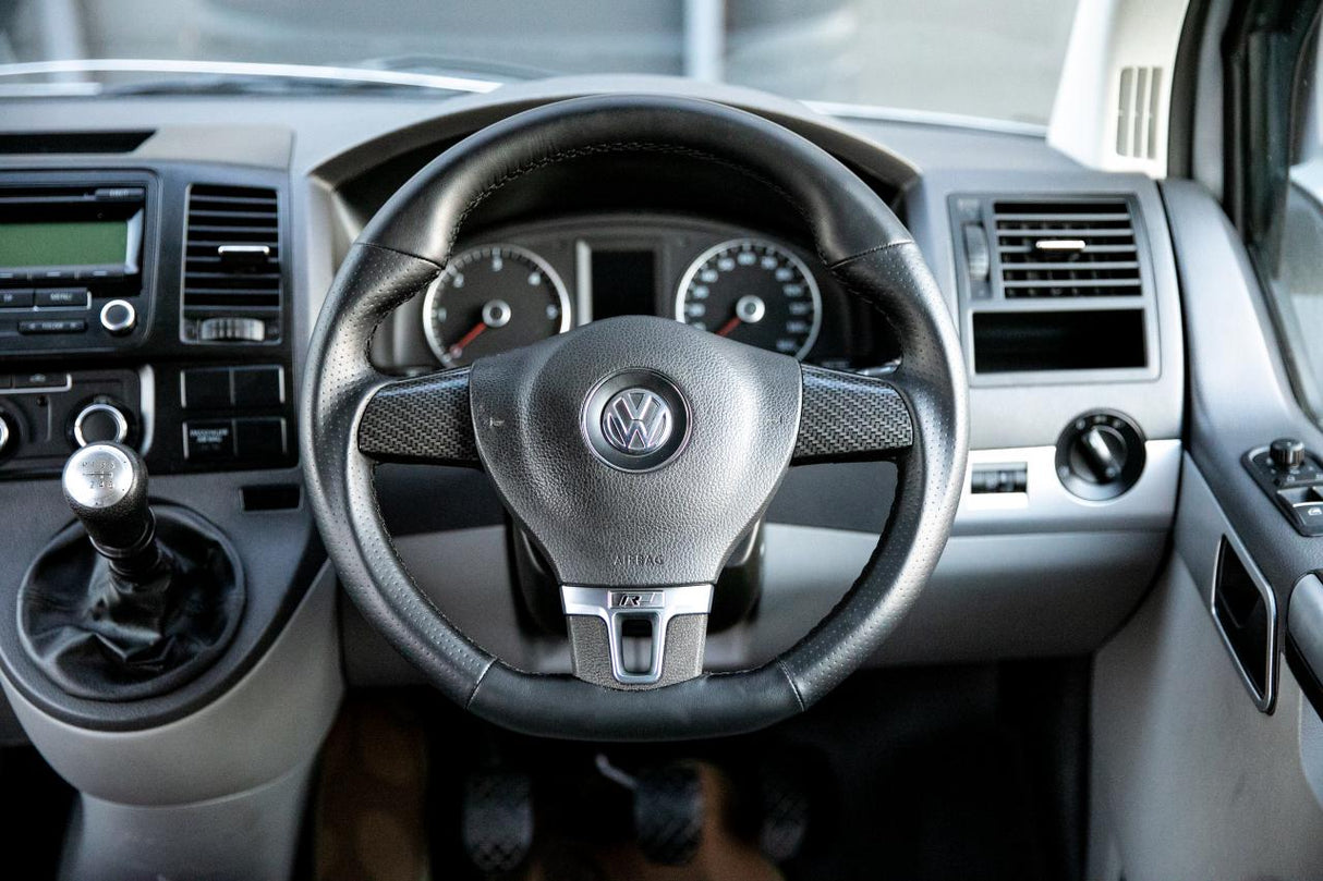 For VW T5.1 Transporter Premium Leather Steering Wheel Replacement Upgrade