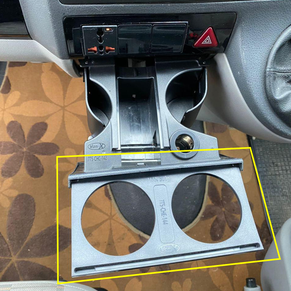 For VW T5 & T5.1 Cup Holder Extension – Add-On 2-Pack for Extra Storage & Convenience