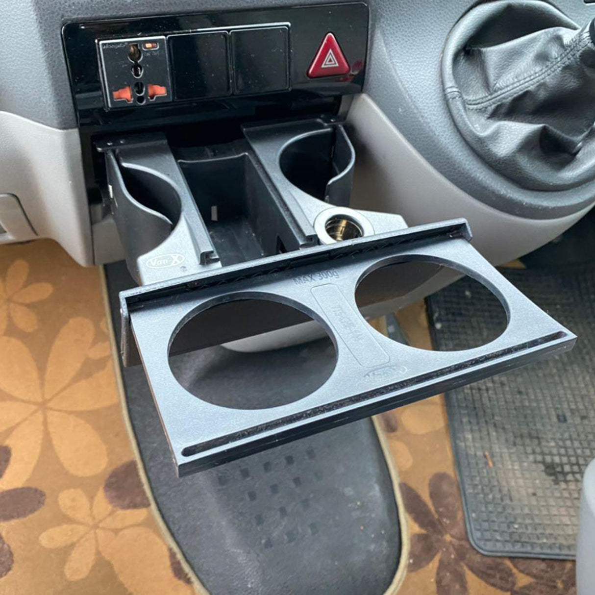 For VW T5.1 Transporter Campervan Cup Holder with Extension - 2 Extra Replacement Drink Holders