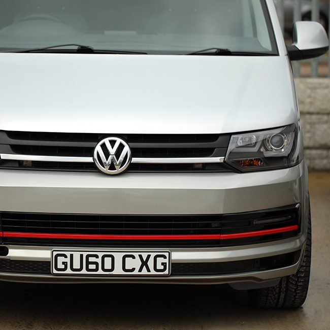 For VW T5.1 Transporter NEW Front Bumper T5-X Front Styling Upgrade (B-Grade) Painted and ready to fit in 3 colour options