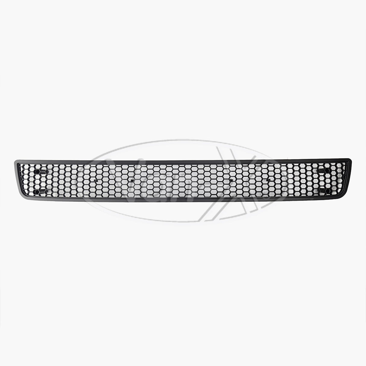 For VW T5.1 Transporter Honeycomb Matte Black Bumper Grille + Fog Light Trims + Number Plate Trim Sportline Painted and Ready to Fit