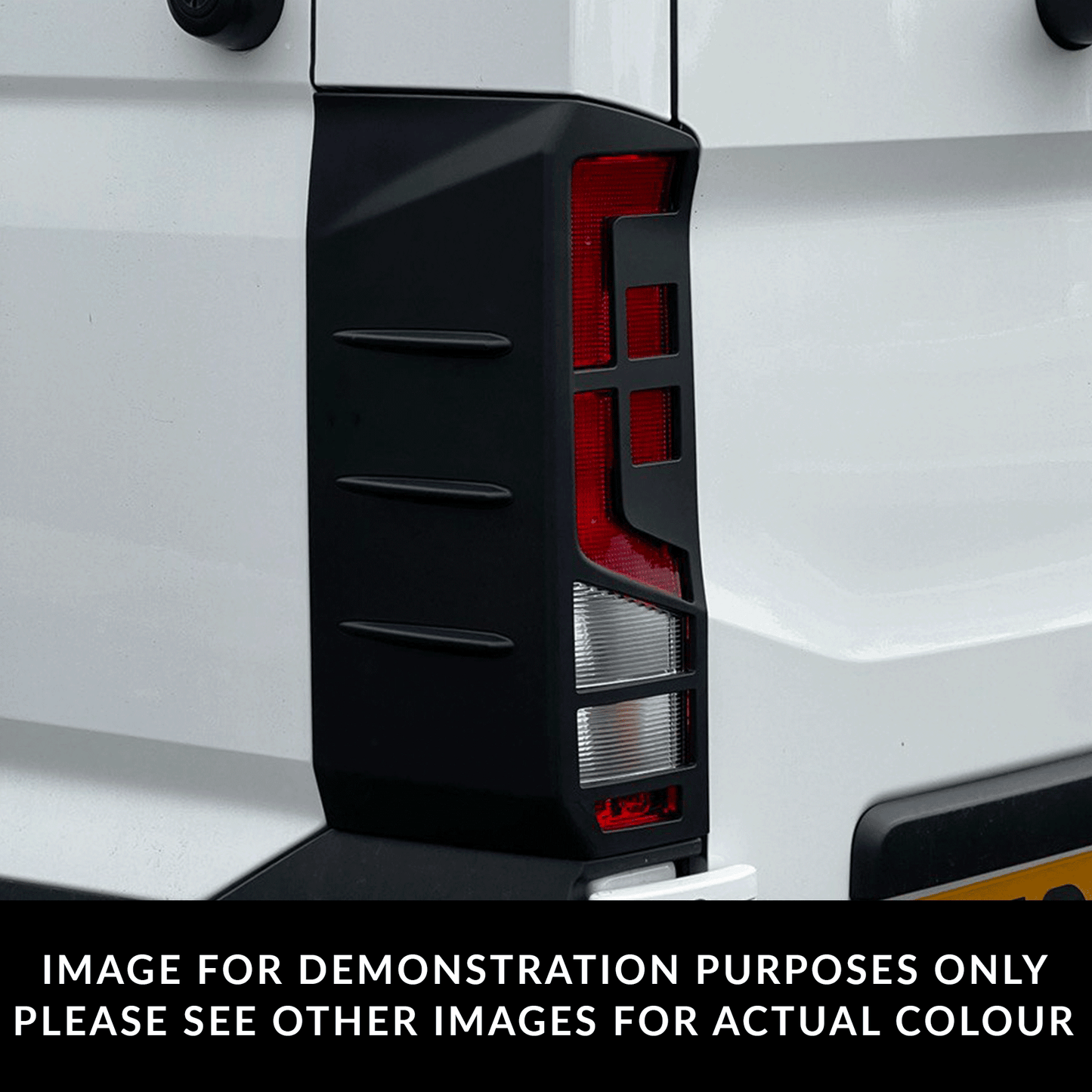 New Crafter Rear Light Guards Gloss Black