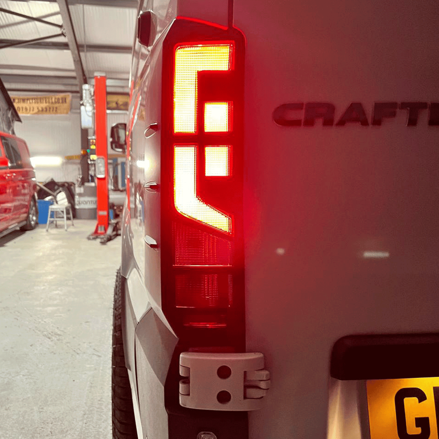 New Crafter Rear Light Guards Matte Black