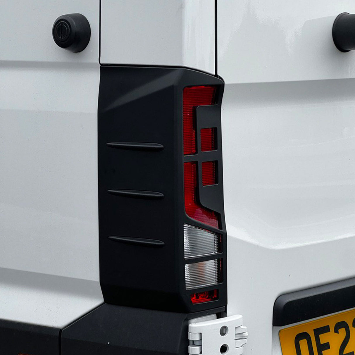 For Volkswagen Crafter Rear Light Guards -  Matte Black (2018 Onwards)