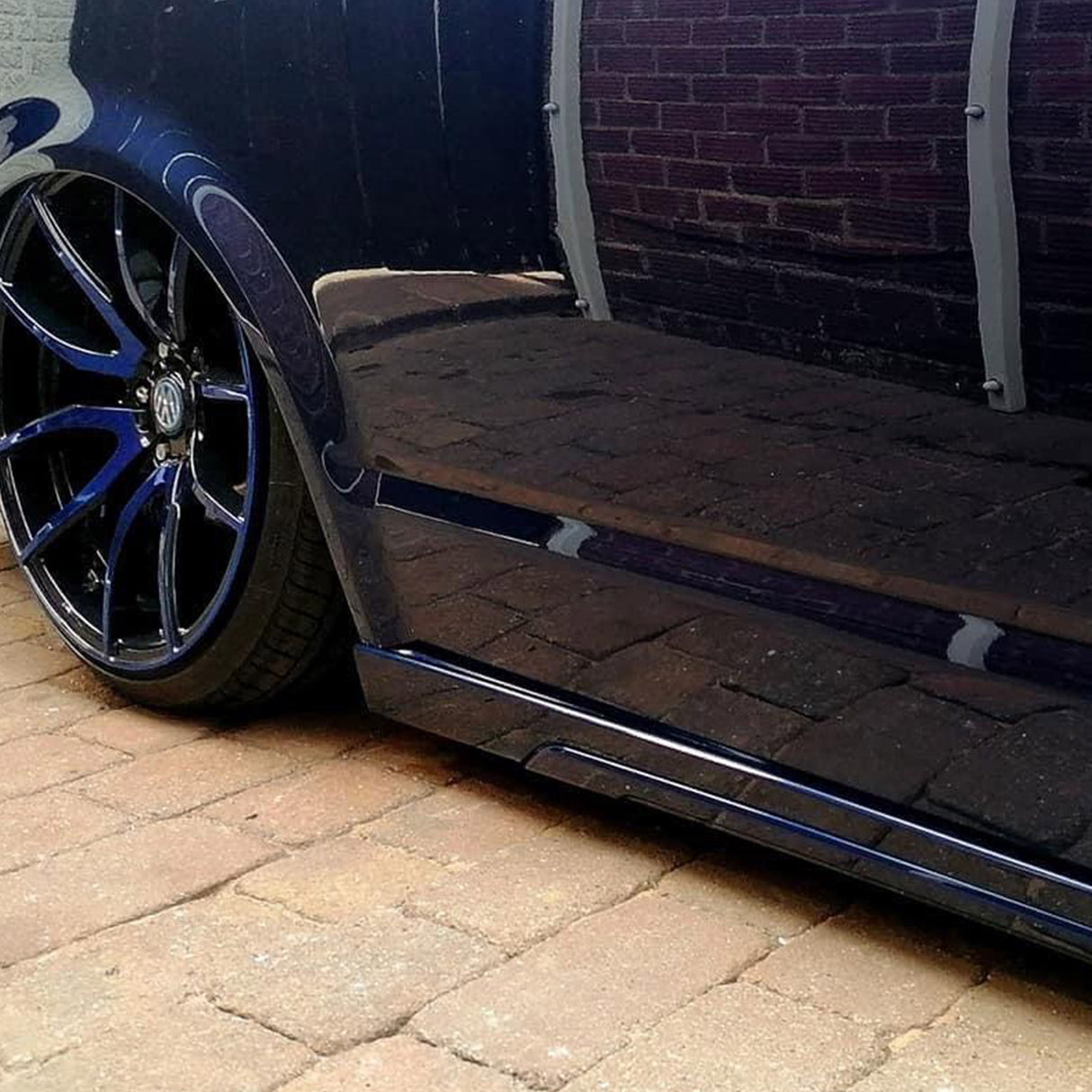 For VW T6 Transporter LWB Side Skirts Candy White Plastic Painted and Ready to Fit