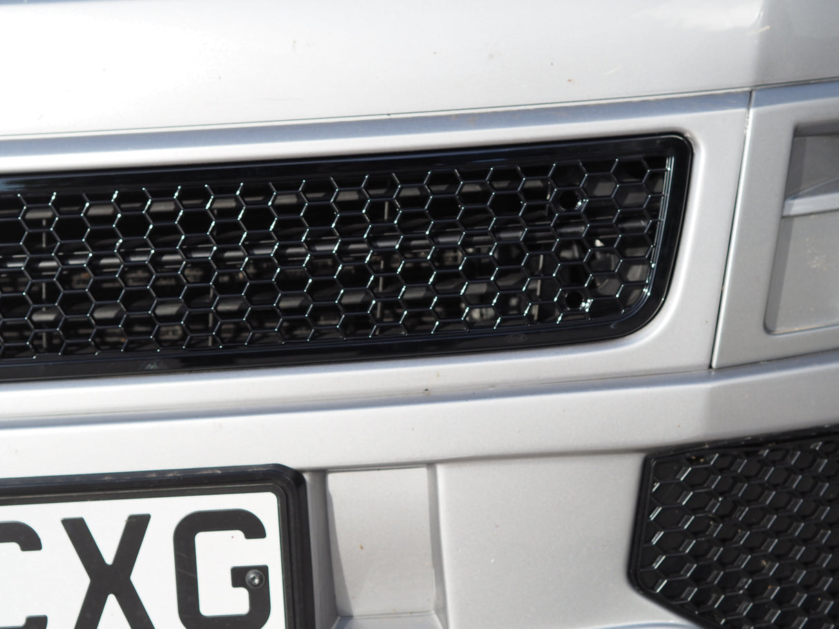 For VW T5.1 Transporter Van Front Styling Gloss-Black Package (2pcs) Painted and Ready to Fit