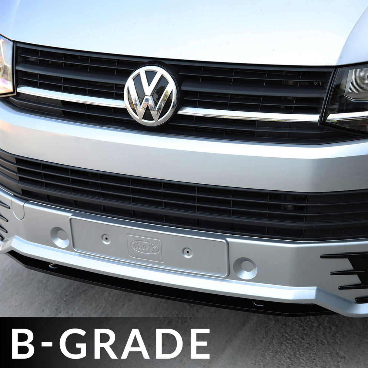 For VW T6 Transporter Front Sportline Style Spoiler – B-Grade | Ideal for Repainting & Custom Respray