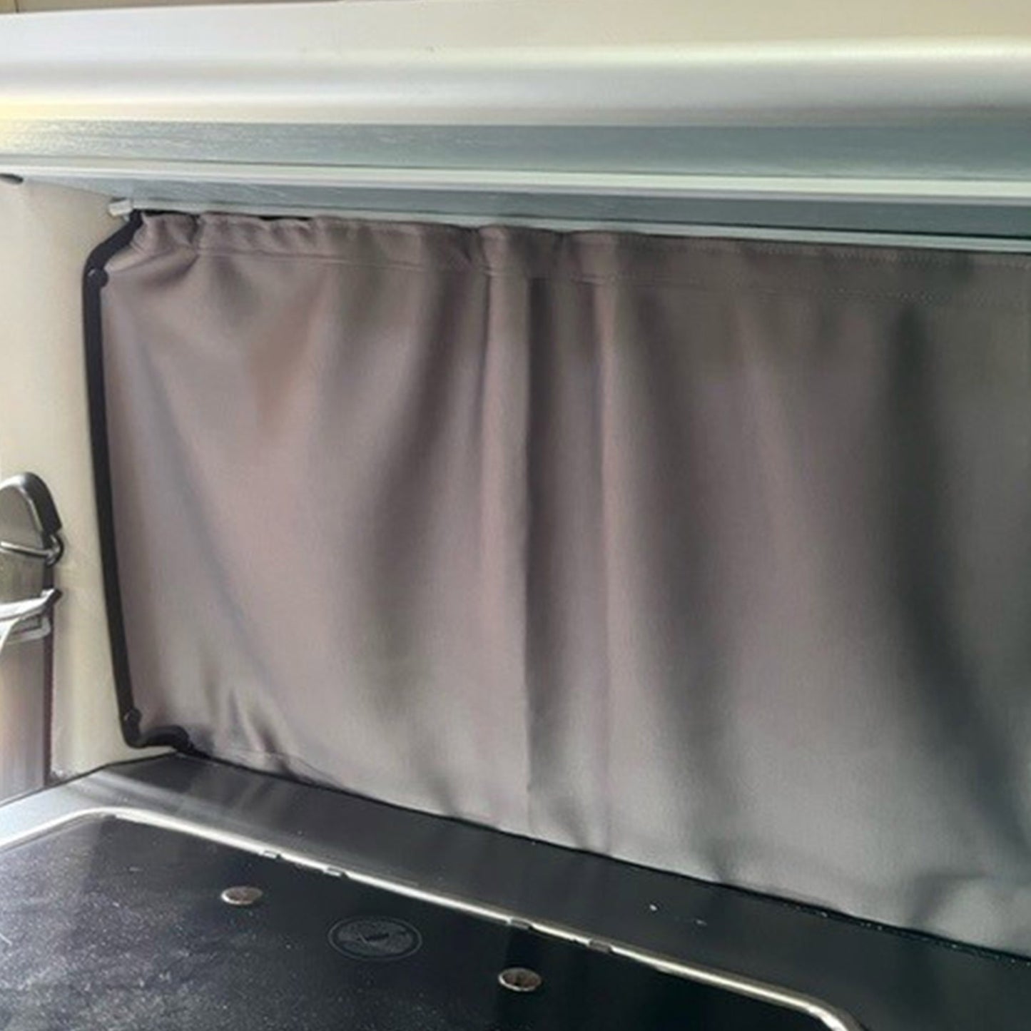 VW Caddy Premium 2 x Rear Quarter Window Curtains Van-X