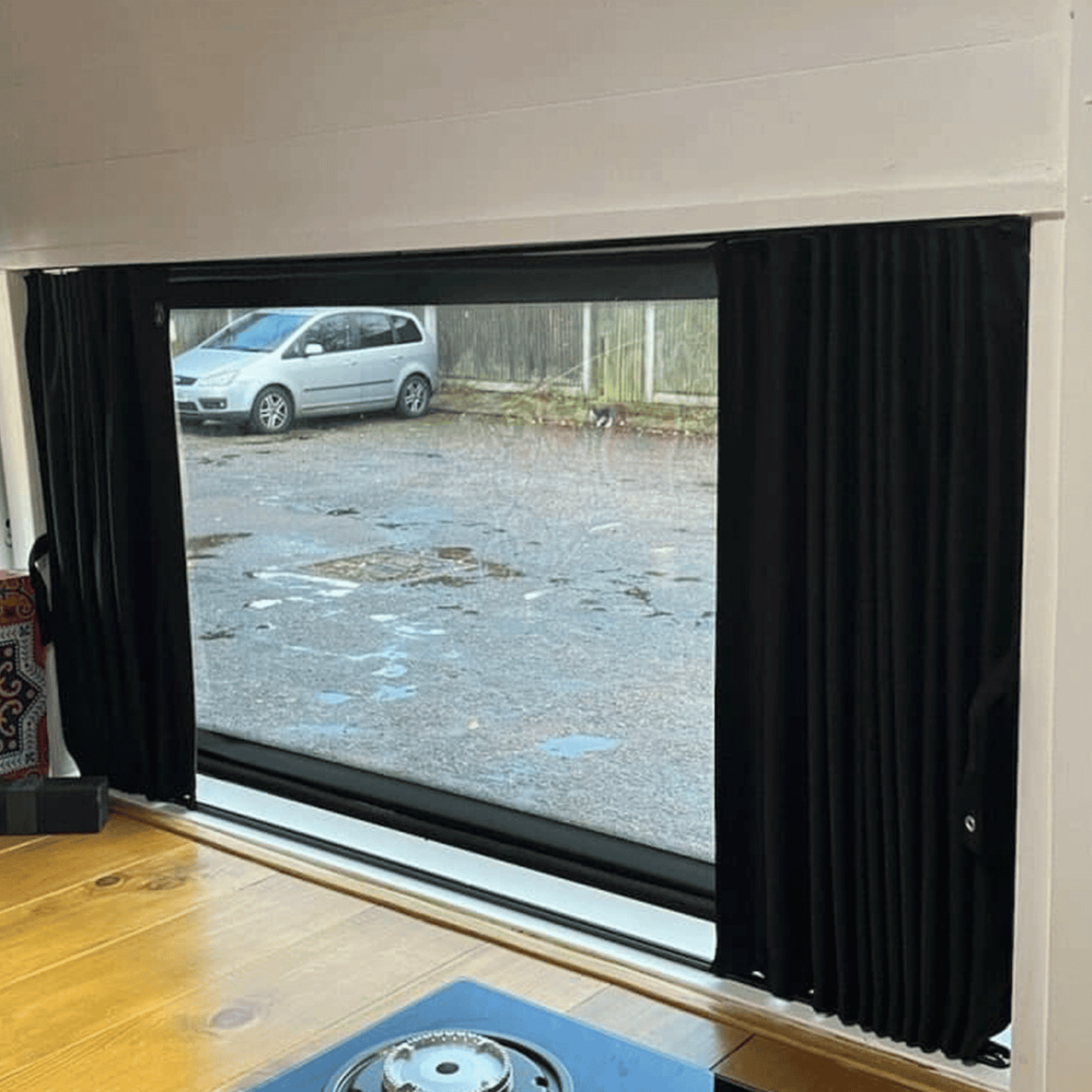 Citroen Relay Premium 2 x Side 1 x Barndoor Window Curtains Van-X