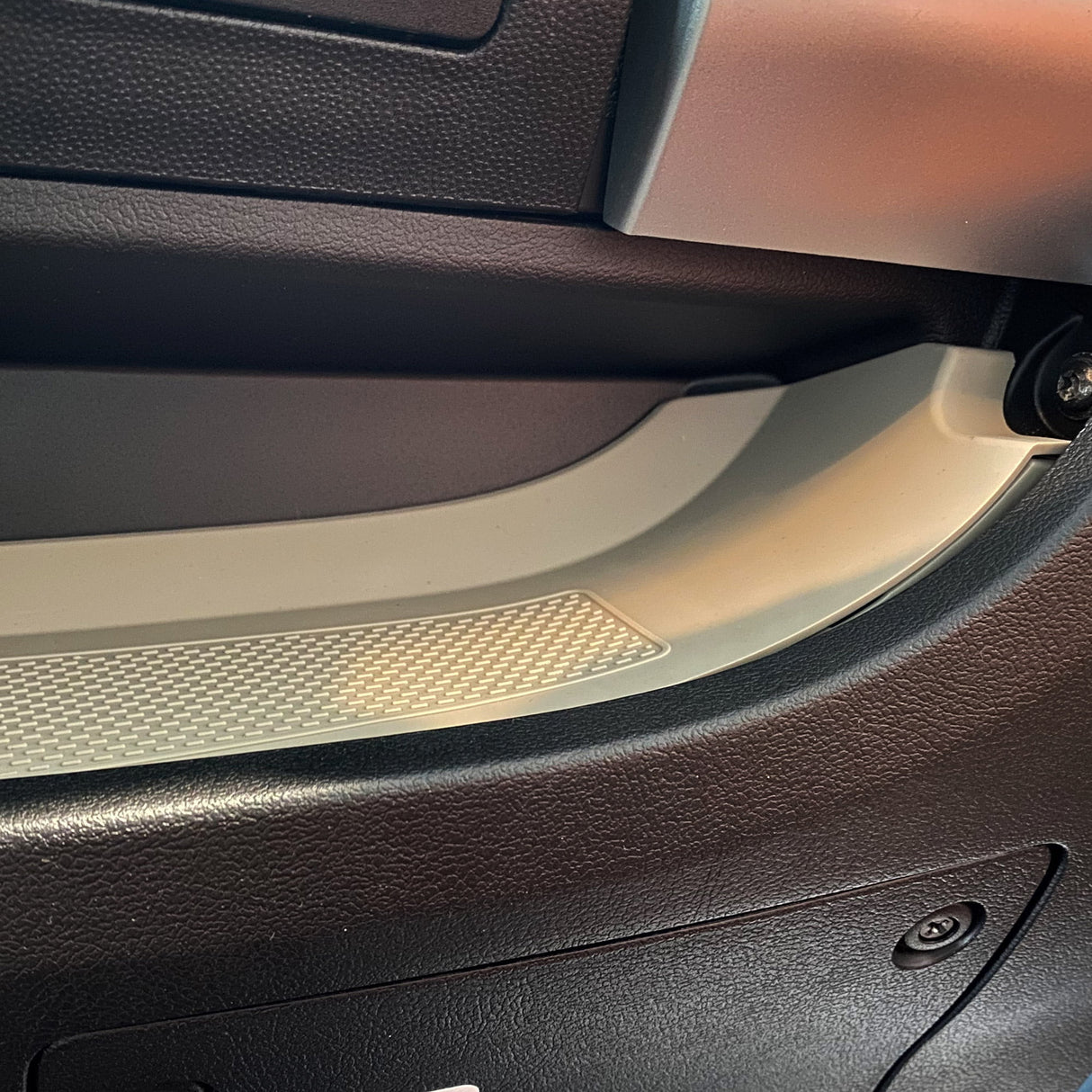 For Citroen Relay Motorhome Lower Dashboard Rubber Inserts/Mats - Light Grey RHD