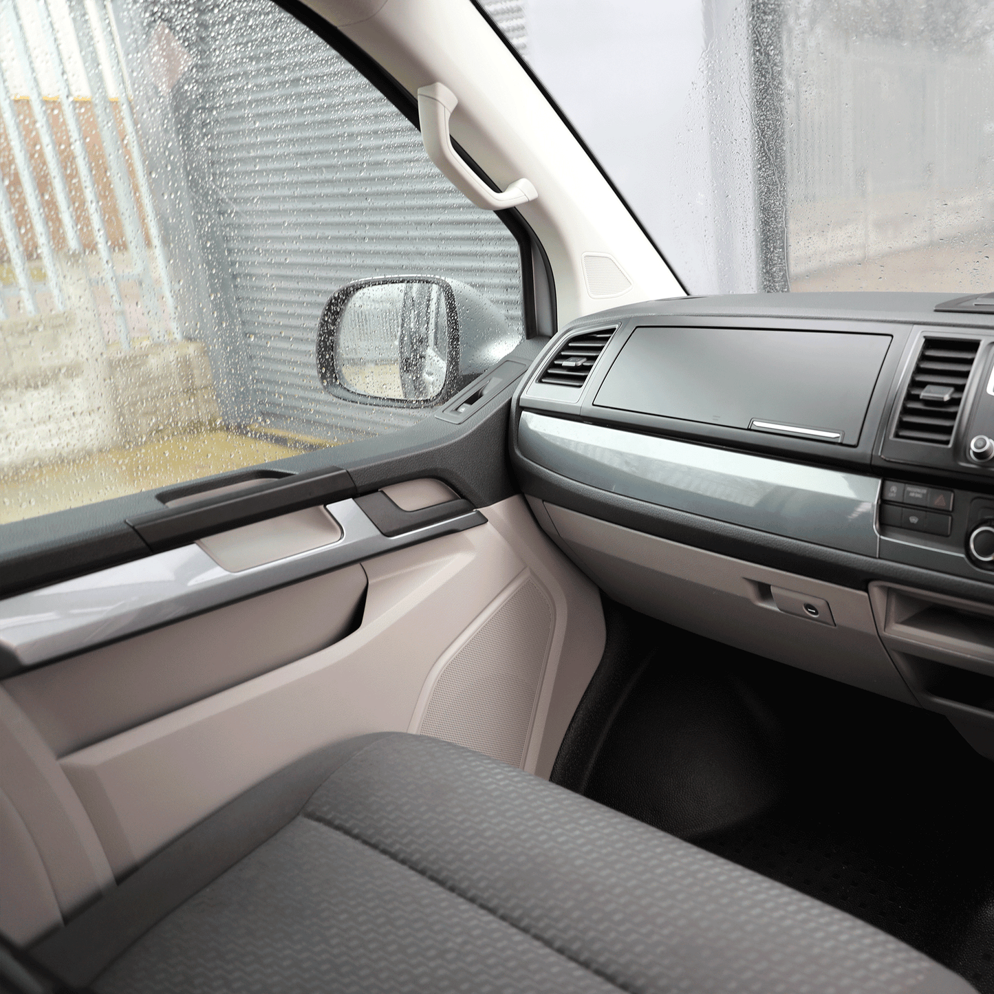 VW Transporter T6 Lower Dash Styling Trims Gun Metal Grey Painted and Ready to Fit