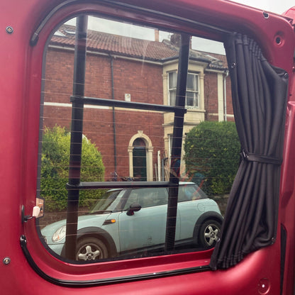 Peugeot Boxer Premium 1 x Barndoor Window Curtain Van-X