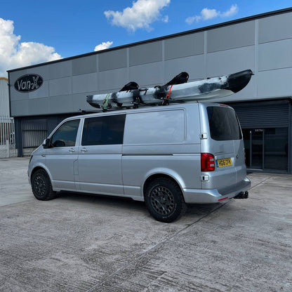 VW T6 Transporter Long wheel base Side skirts Painted Ready in  Reflex Silver, Painted and Ready to Fit ABS plastic