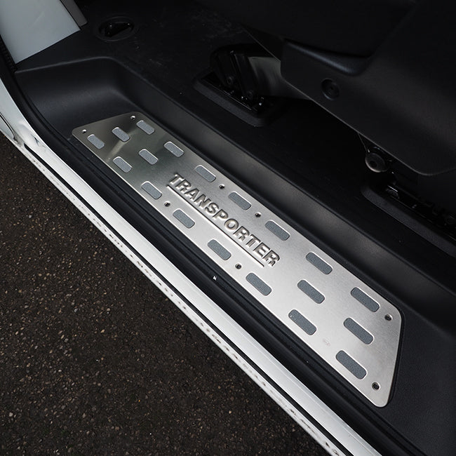 Stainless Steel Step Protectors for VW T6 (Set of 3)-0