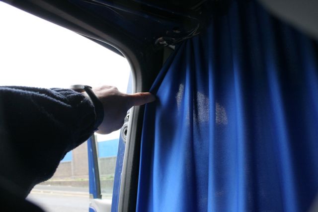 Cab Divider Curtain Kit for Fiat Doblo-3434