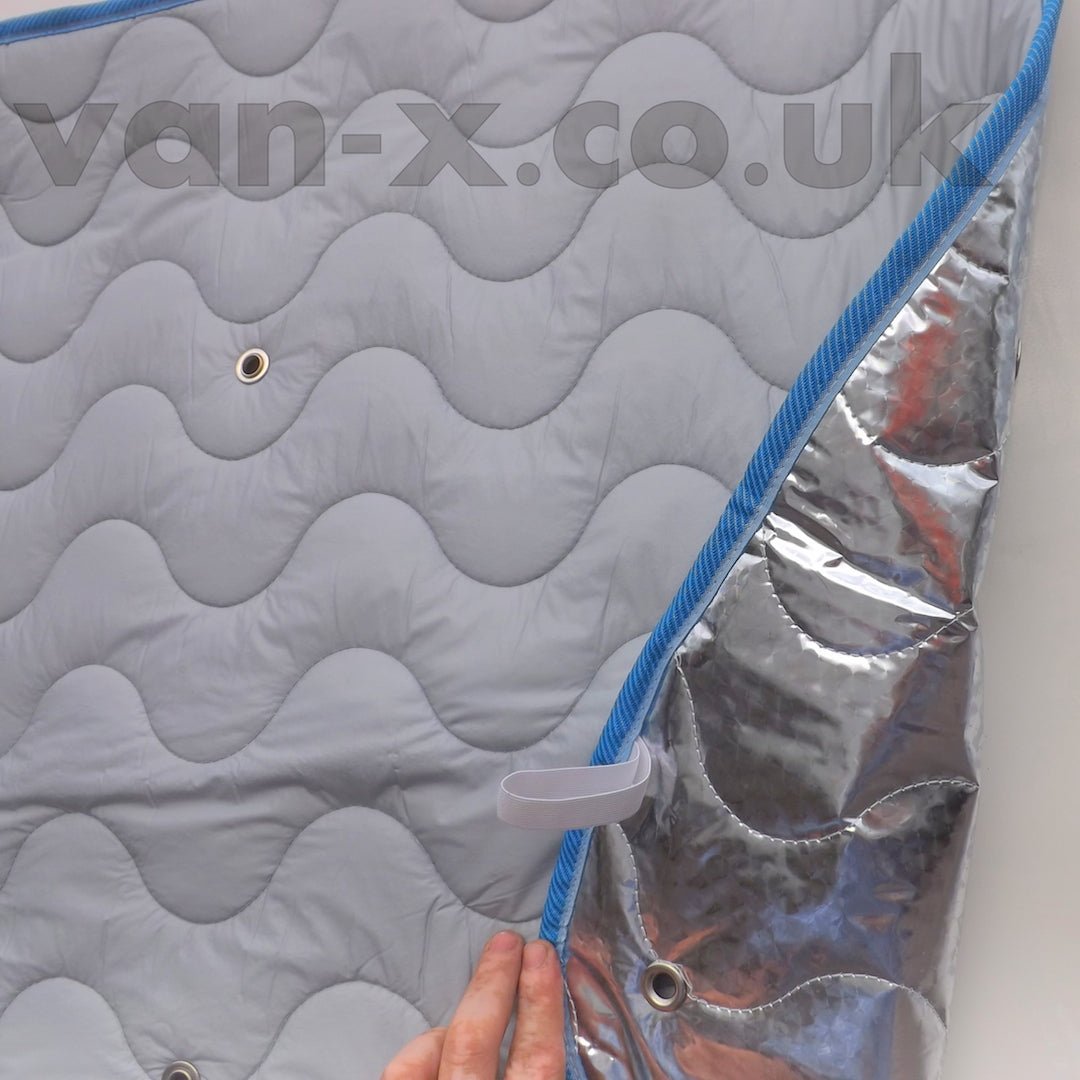 Driver Side Rear Quarter Thermal Silver Screen Cover for VW T4 Transporter-4332