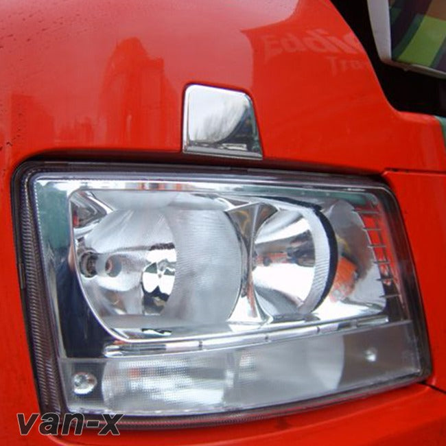 Stainless Steel Front Headlamp Washer Trim for MAN TGX-0