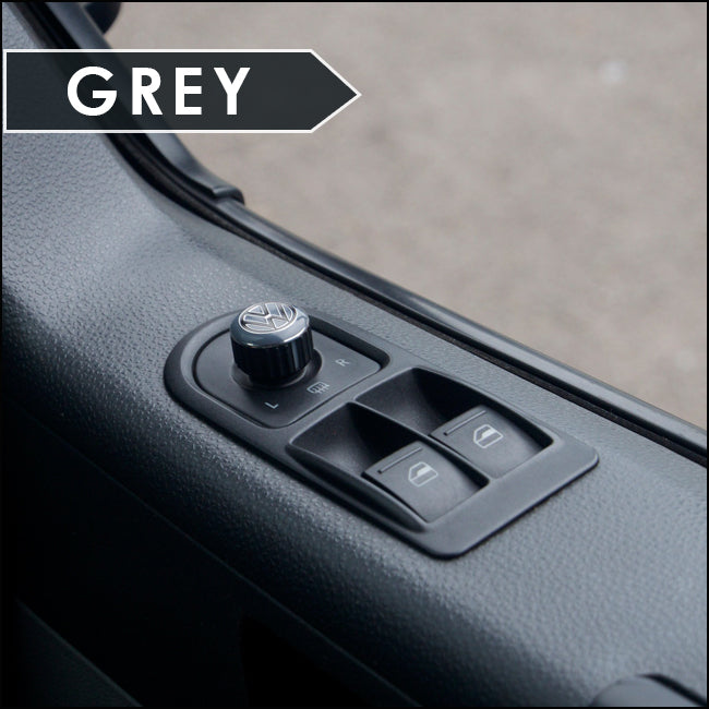 Mirror Switch / Cap (Aluminium) for VW T5, T6, Caravelle, California-6020