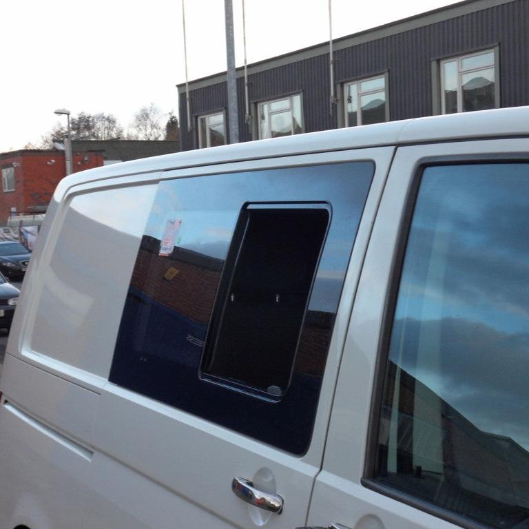 Side SLIDING Window Smoked Glass for VW T5 Transporter-2954