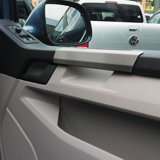 Grab Handle Covers for VW T6 Transporter Stainless Steel-0