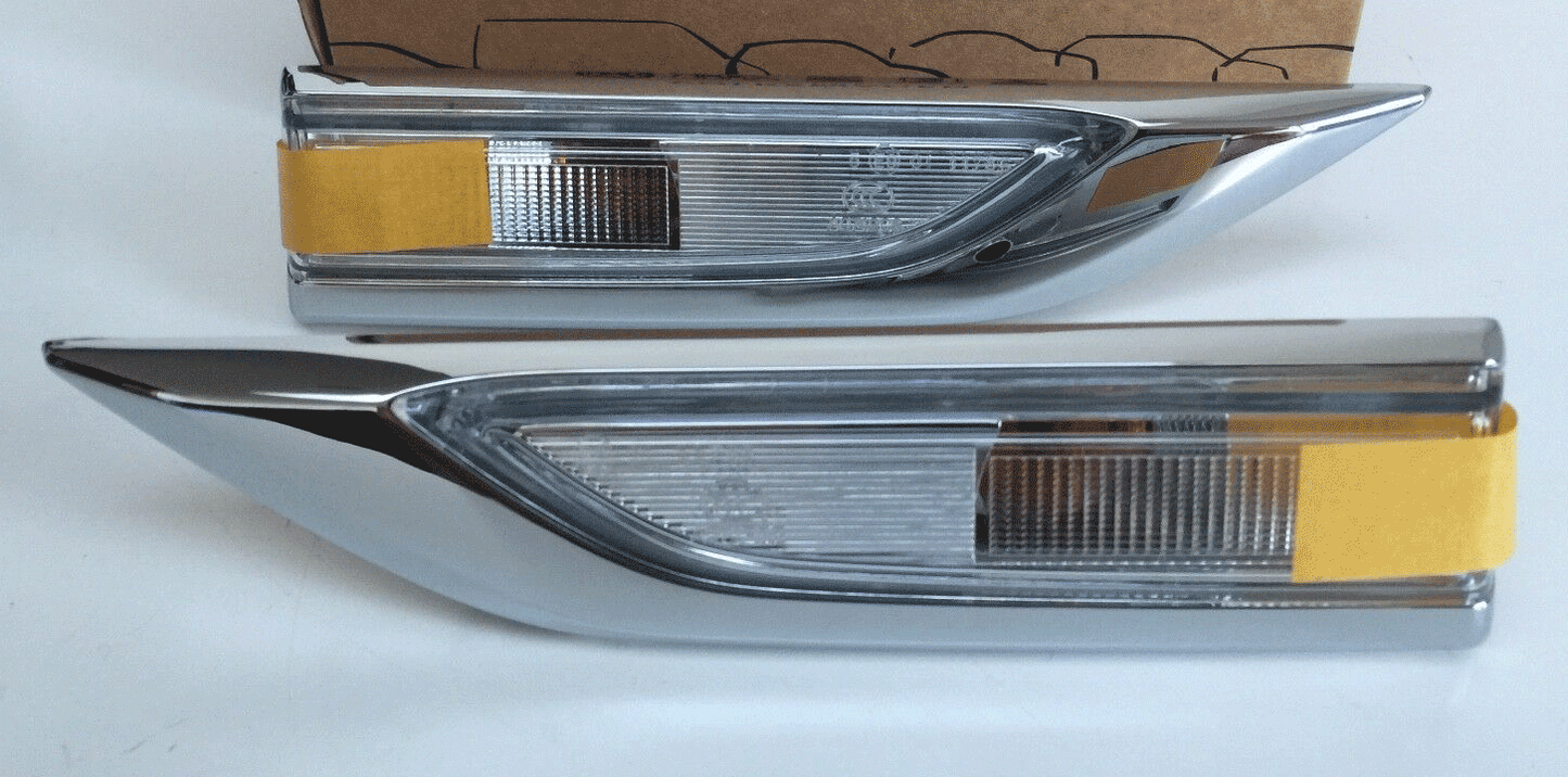 Genuine VW T6/T6.1 Chrome Side Repeater Indicators
