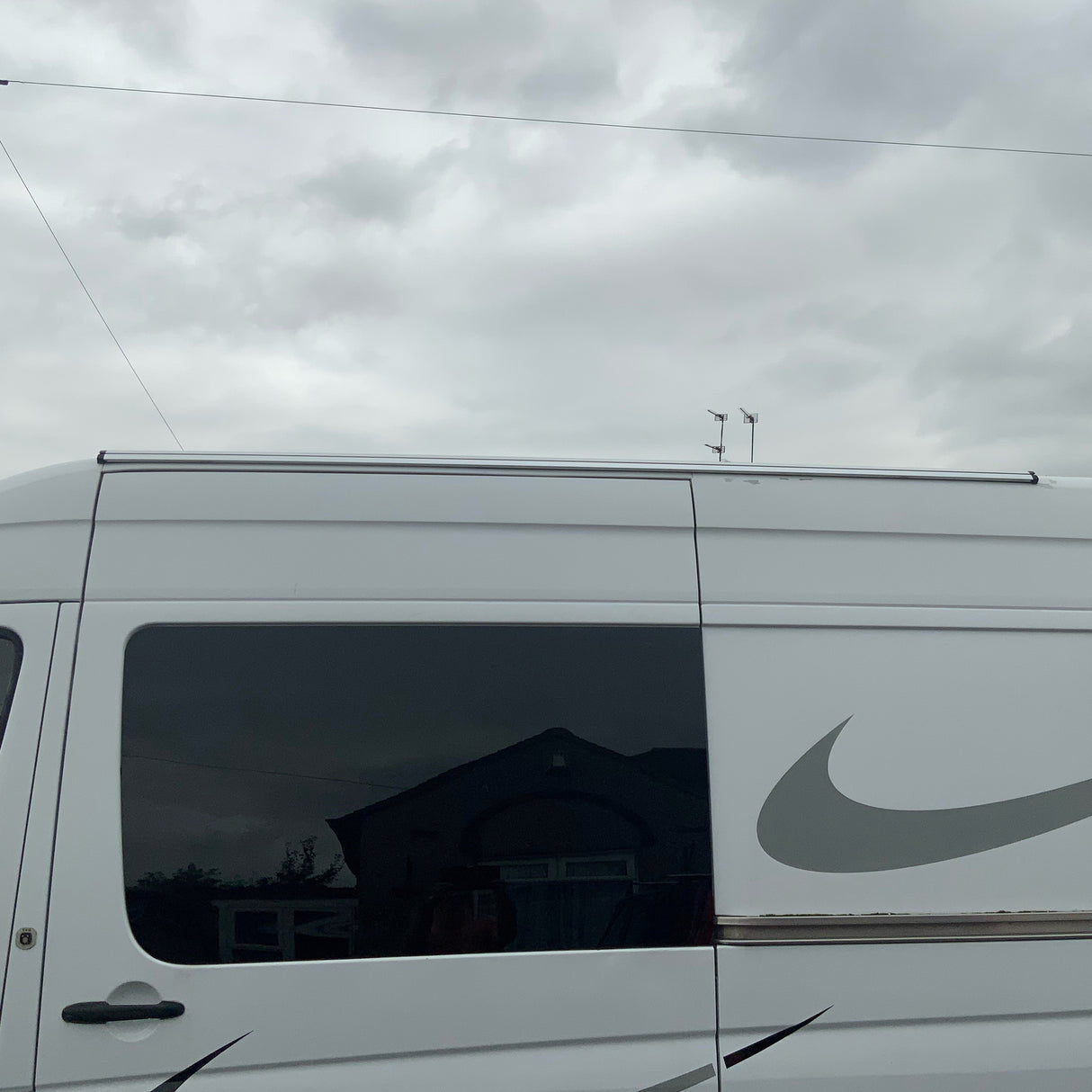 For Mercedes Dodge Sprinter Awning Rails (Anodised Silver) - B-Grade - Collection Only