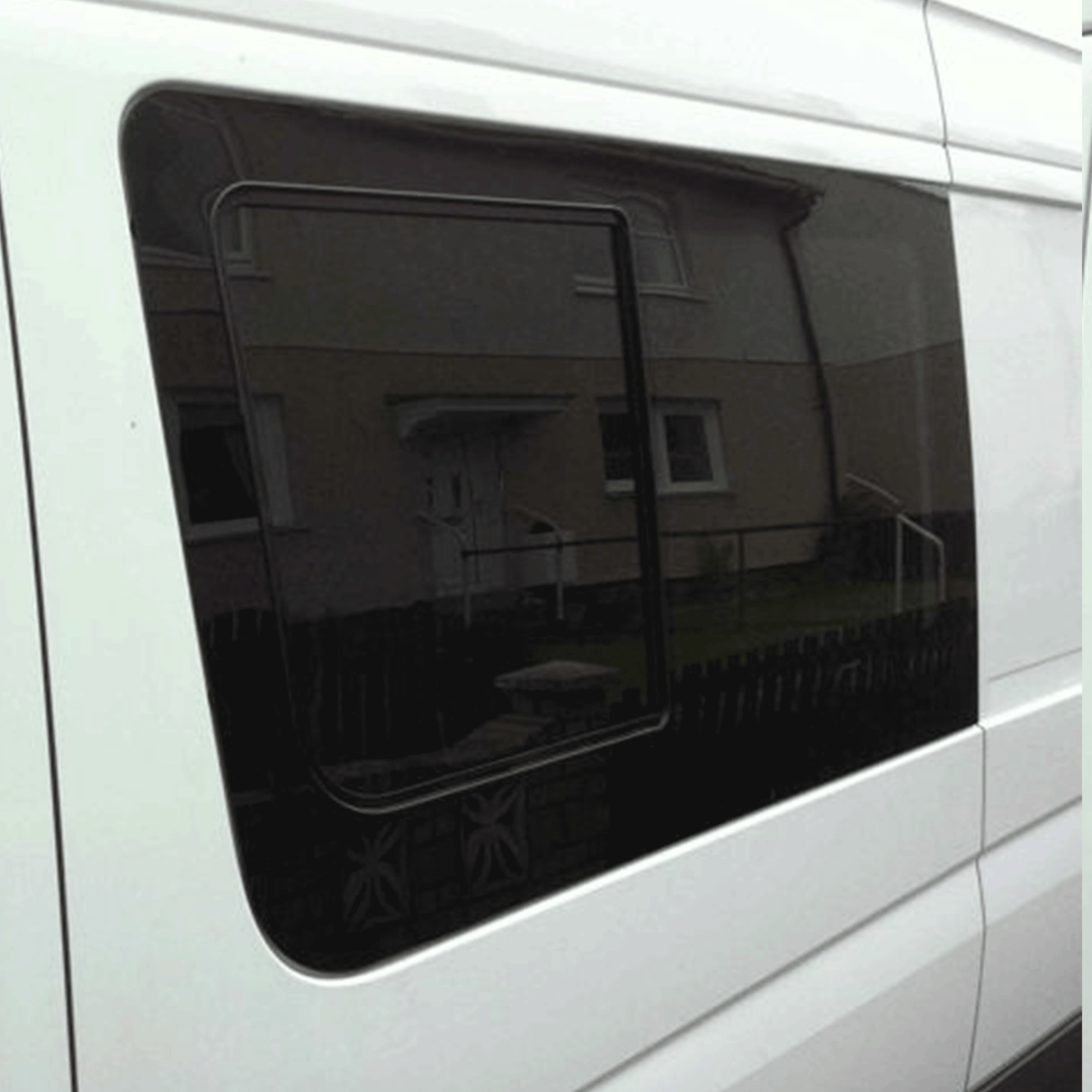 For Volkswagen Crafter MK3 Side Sliding Window Genuine Tinted/Limo Glass, Dark, MWB, LWB, XLWB (2006 - 2017)