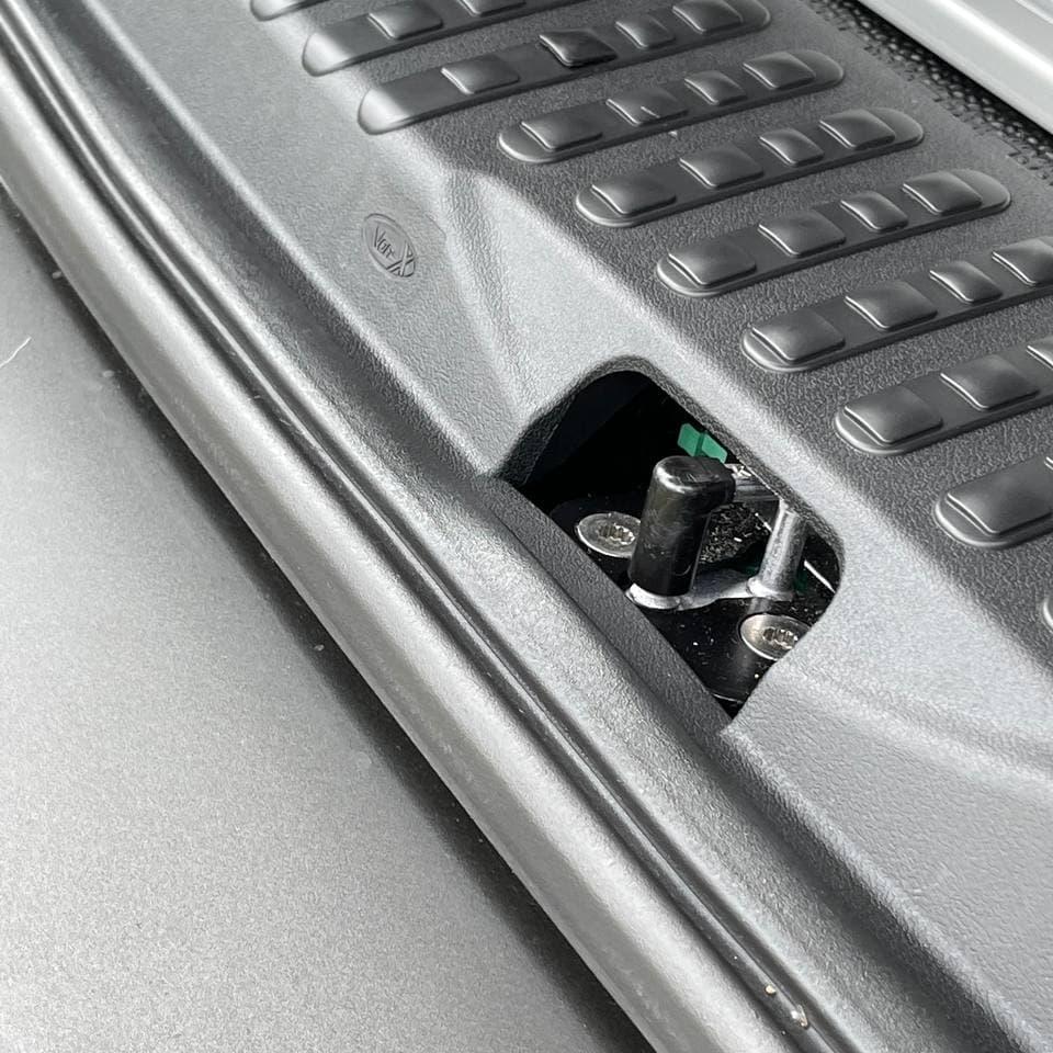 For VW T5, T5.1 V3 Tailgate Rear Threshold Cover Campervan Conversion Parts Including Screws and Caps