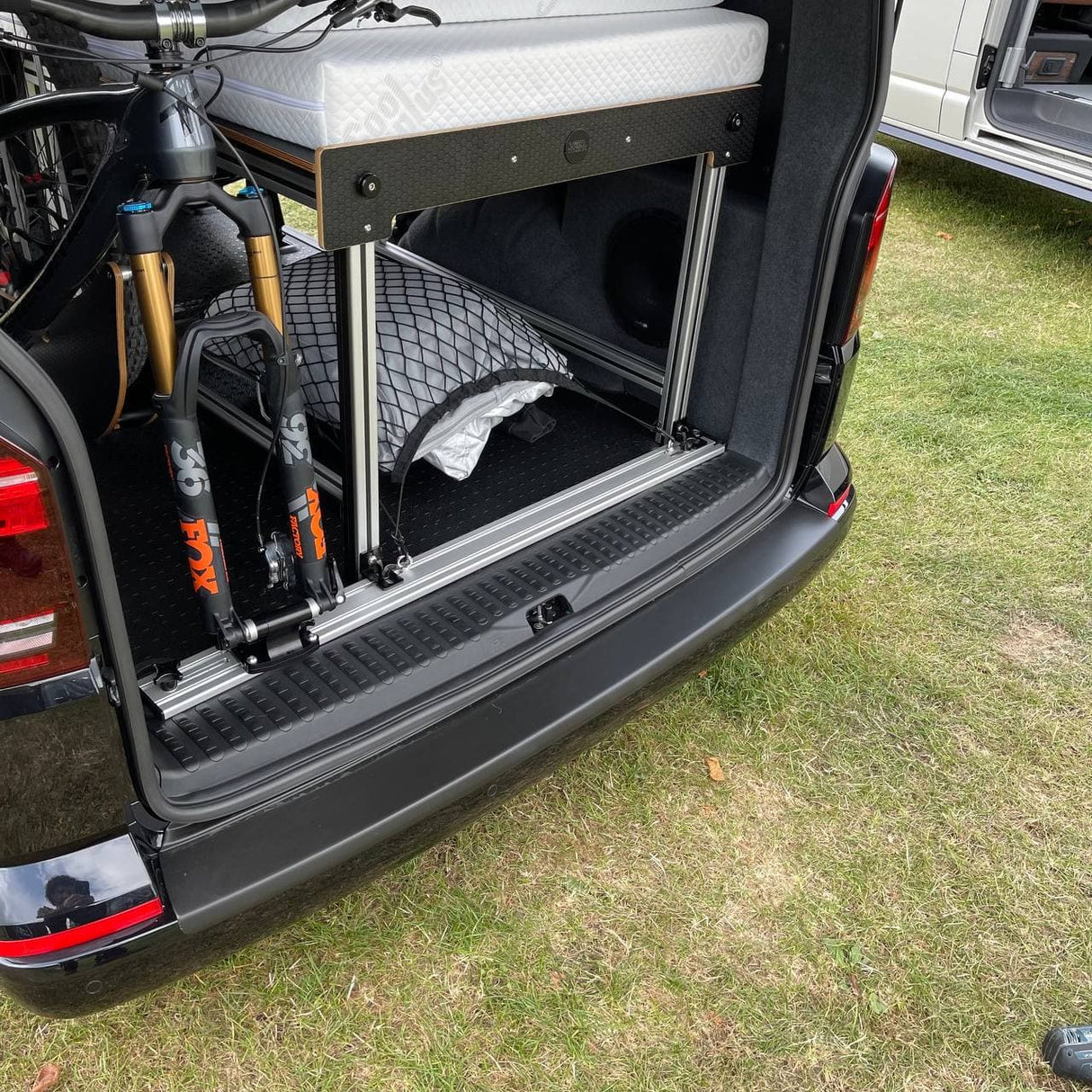 For VW T5, T5.1 V3 Tailgate Rear Threshold Cover Campervan Conversion Parts Including Screws and Caps