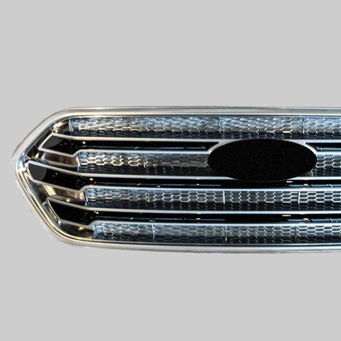 For Ford Transit Custom Front Grille OEM Style New Shape (Matte Chrome Base) Painted and Ready to Fit