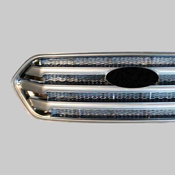 For Ford Transit Custom Front Grille OEM Style New Shape (Matte Chrome Base) Painted and Ready to Fit