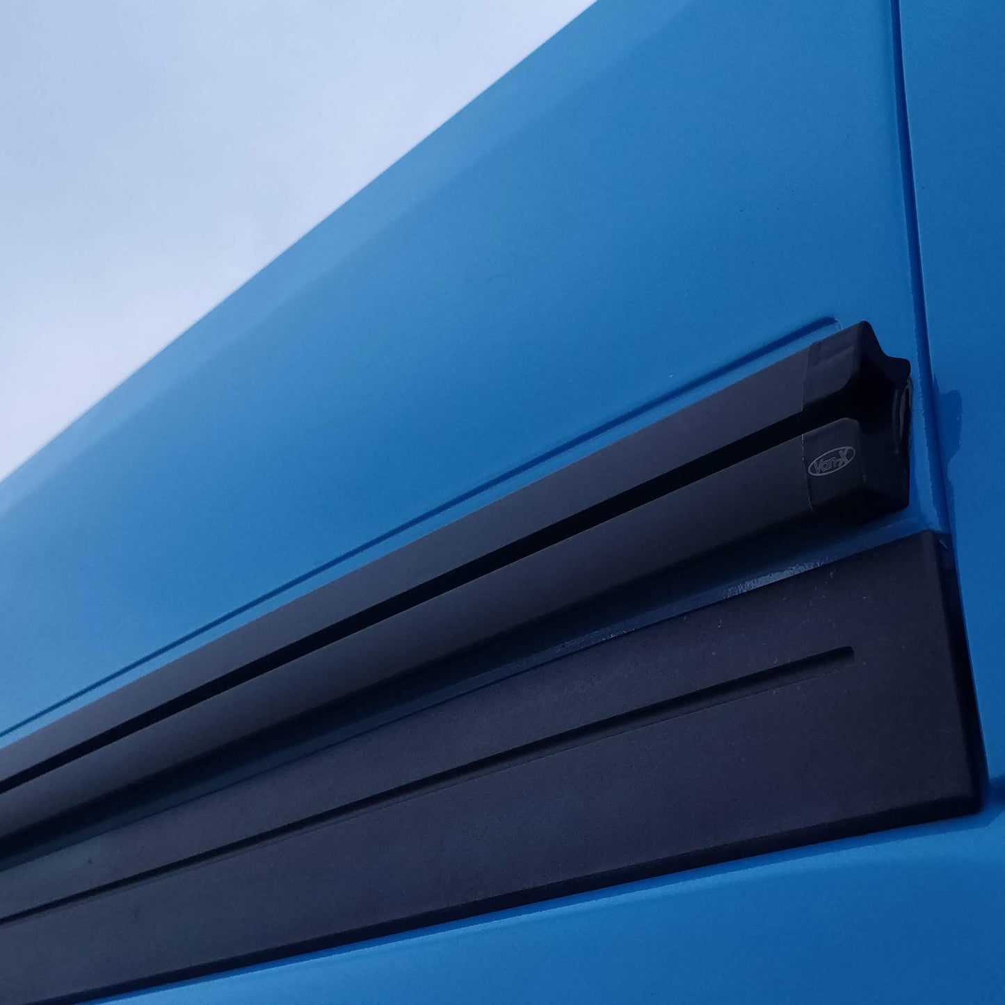 For Transit Custom High-Roof ONLY Awning Rails Swb , Mwb, Lwb (Black)