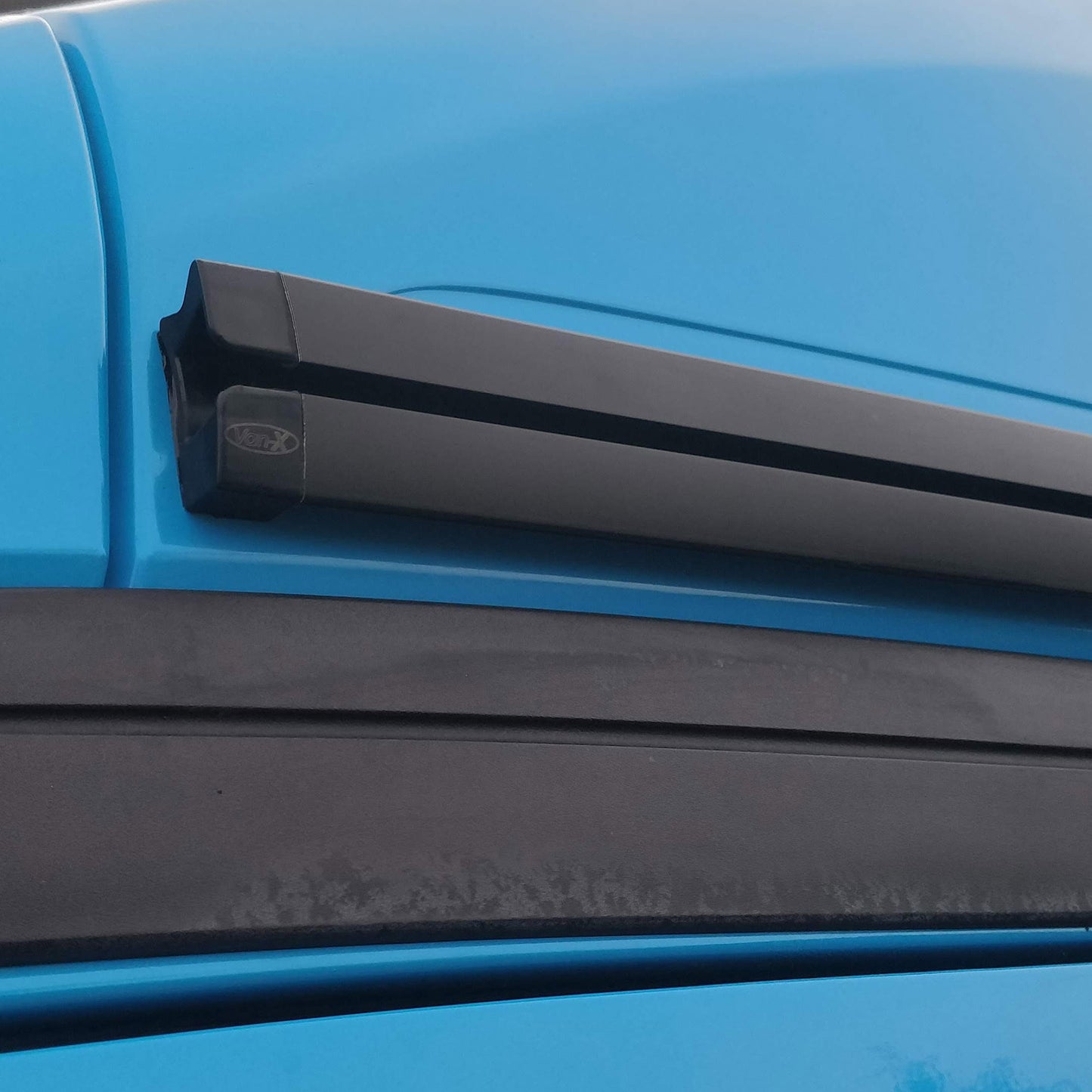 For Transit Custom High-Roof ONLY Awning Rails Swb , Mwb, Lwb (Black)
