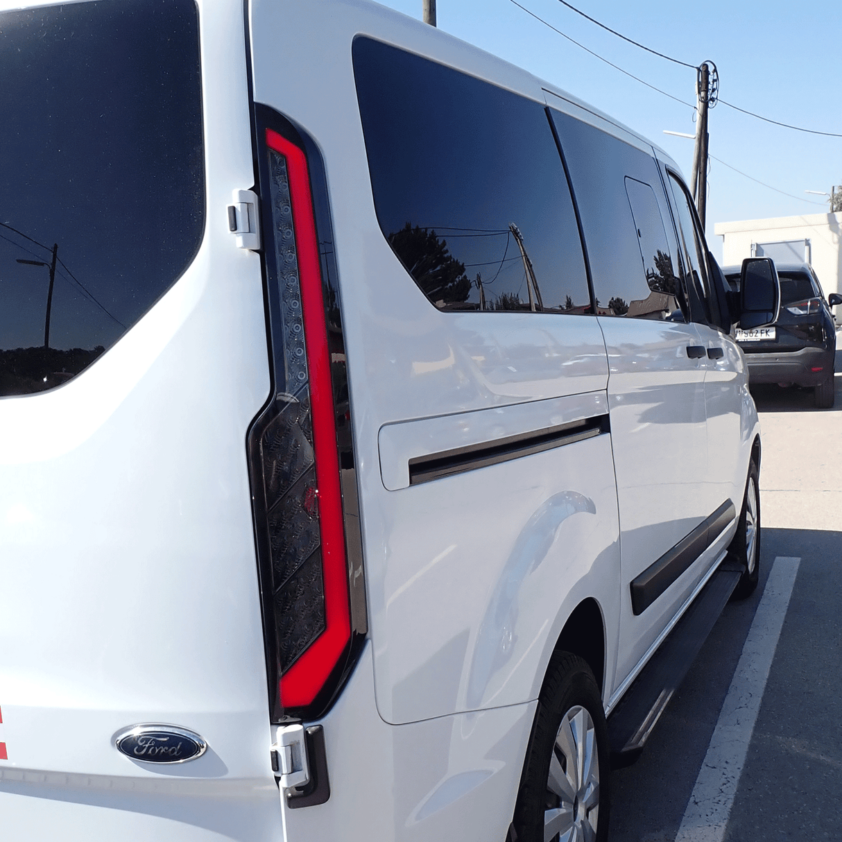 Airson solais cùil LED comharra sreathmhor Ford Transit Custom MK2 lionsan smocte