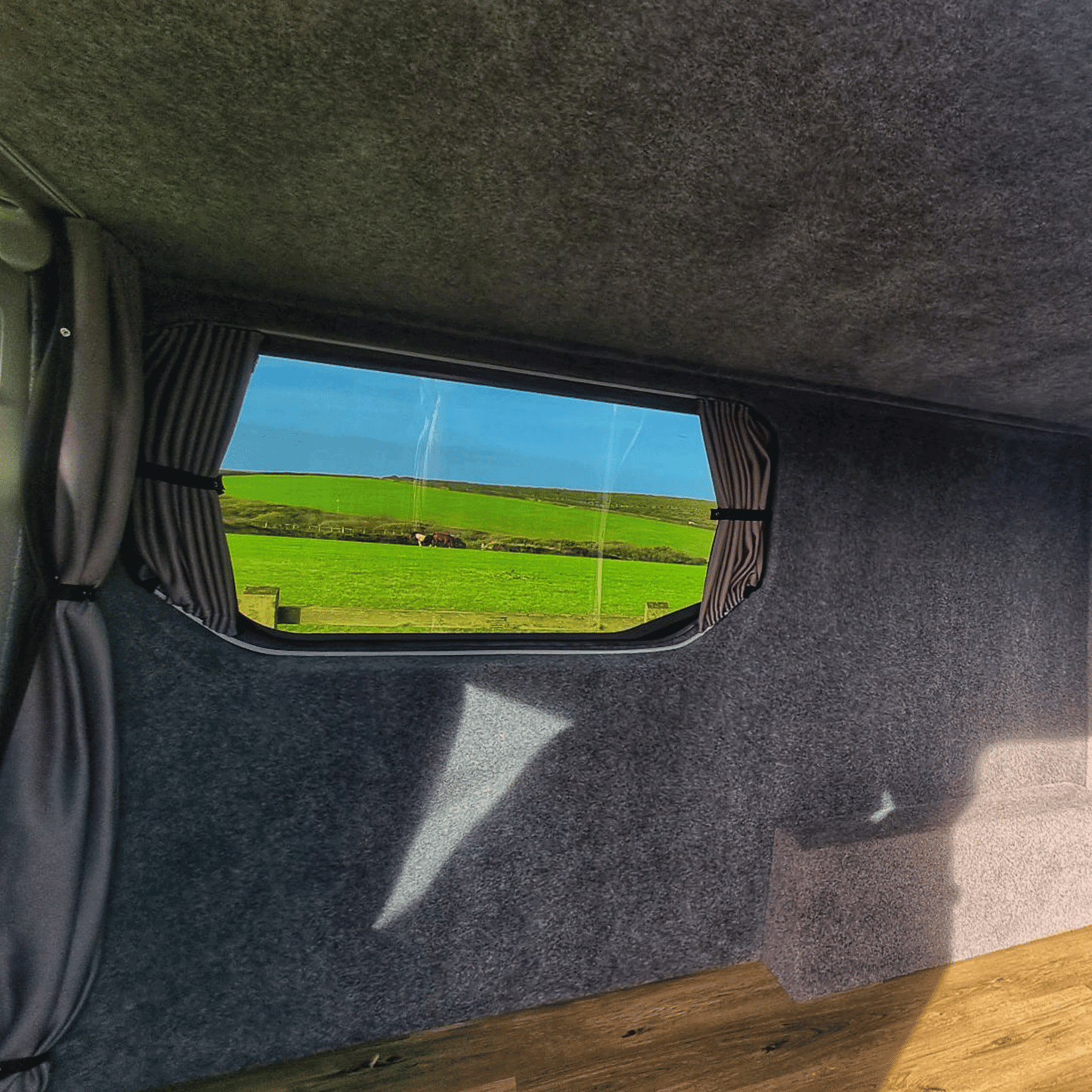 Vauxhall Vivaro Premium 4 x Side 1 x Tailgate Window Curtains Van-x