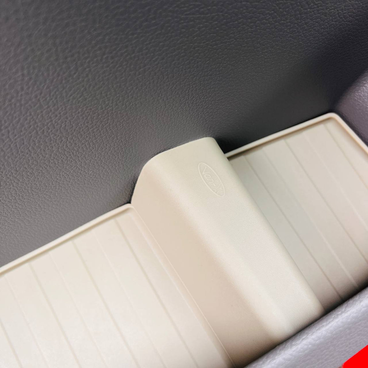 For MAN TGE Rubber Door Liner Pocket Inserts Grey | Van-X