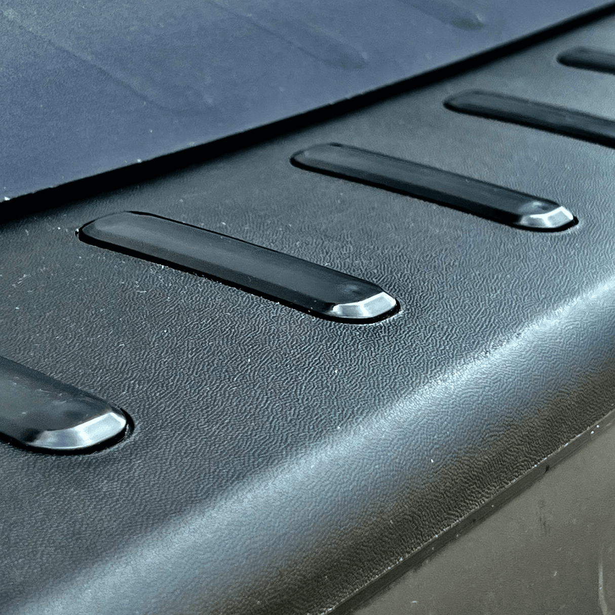 For Vauxhall Vivaro Rear Bumper Protector – Black Plastic Trim for Campervan, Motorhome & Auto-Sleeper