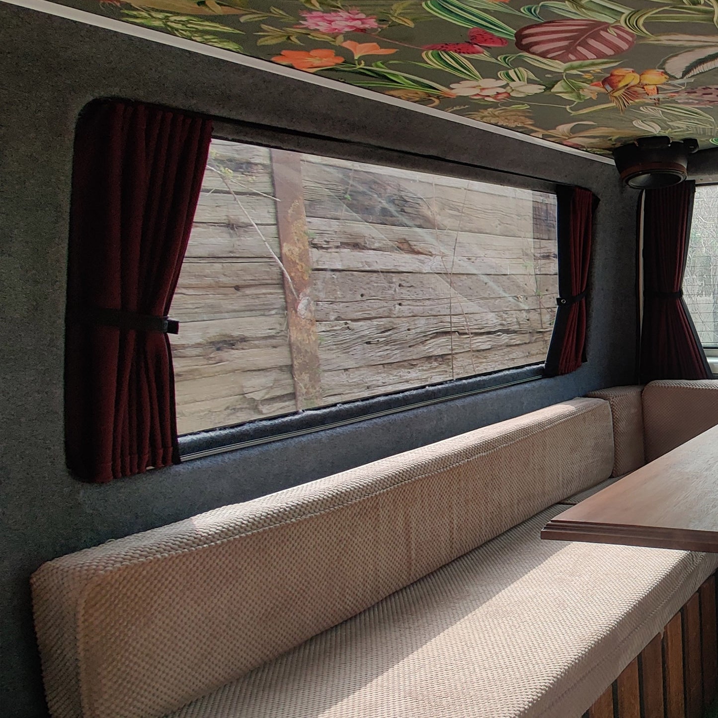 VW T4 Transporter Premium 4 x Side Window Curtains Van-X