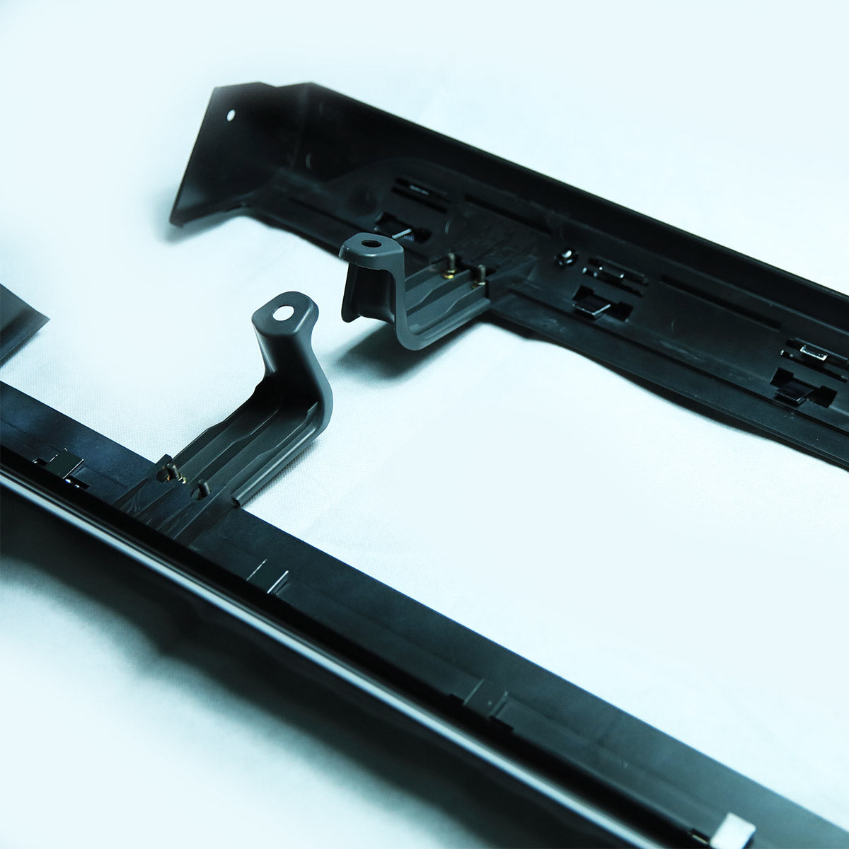 For VW T5, T5.1 SWB Side Skirts Deep Black Plastic Painted and Ready to Fit