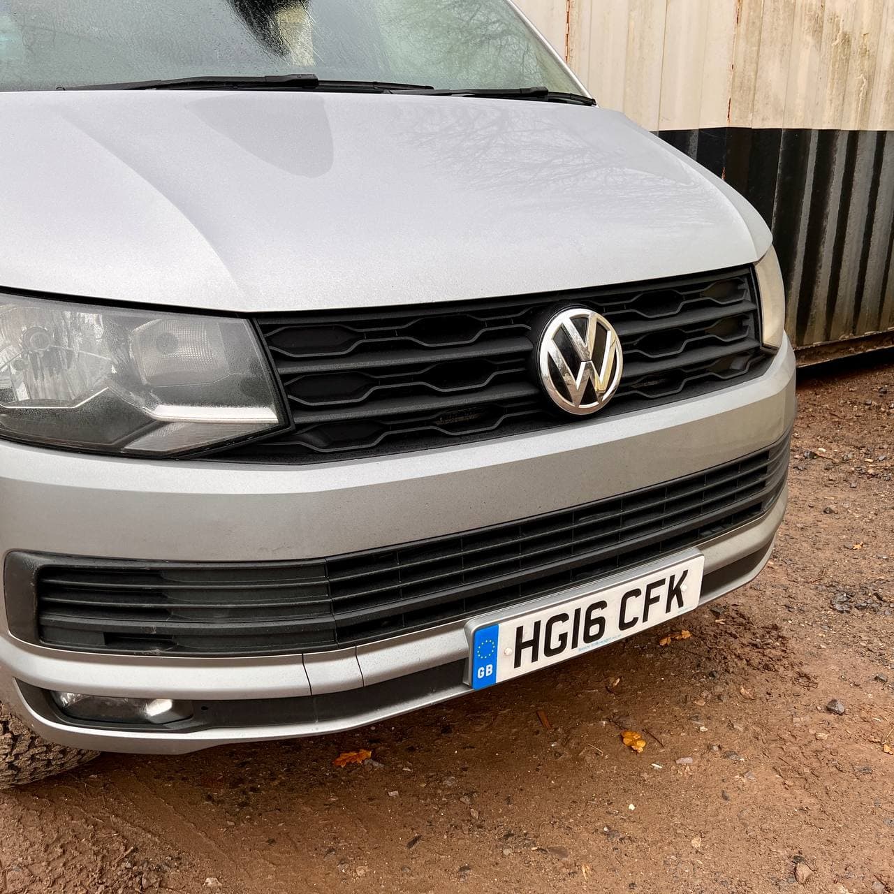 VW T6 Front Grille R-Line (2 in 1) Badged/Badgeless - Matte Black