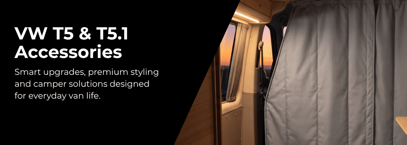 VW T5 and T5.1 Transporter premium styling parts and campervan accessories collection from Van-X