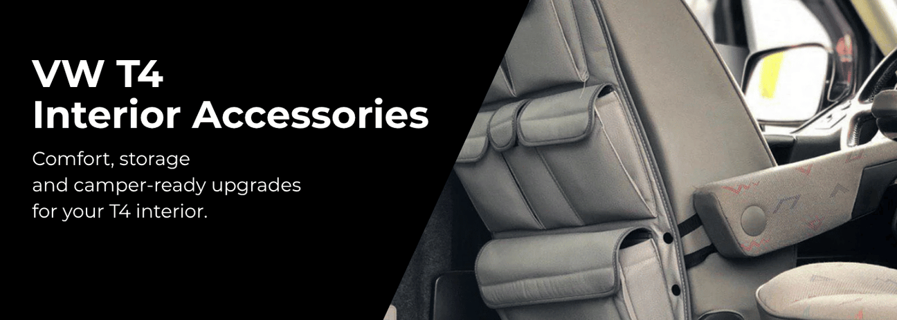 VW T4 interior styling accessories and premium curtains for campervan conversion