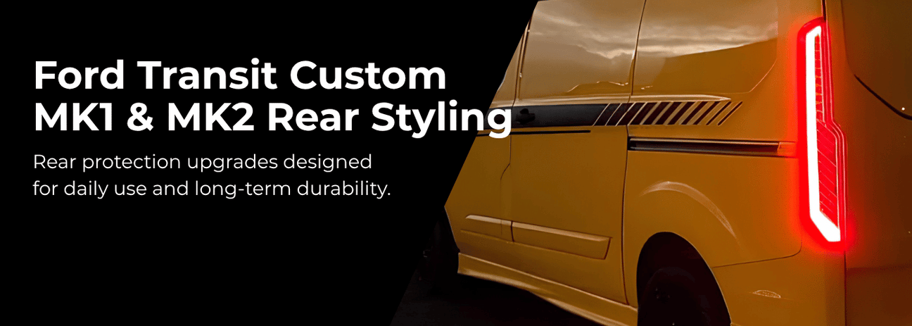 Ford Transit Custom MK1 MK2 styling accessories grilles lights curtains collection display