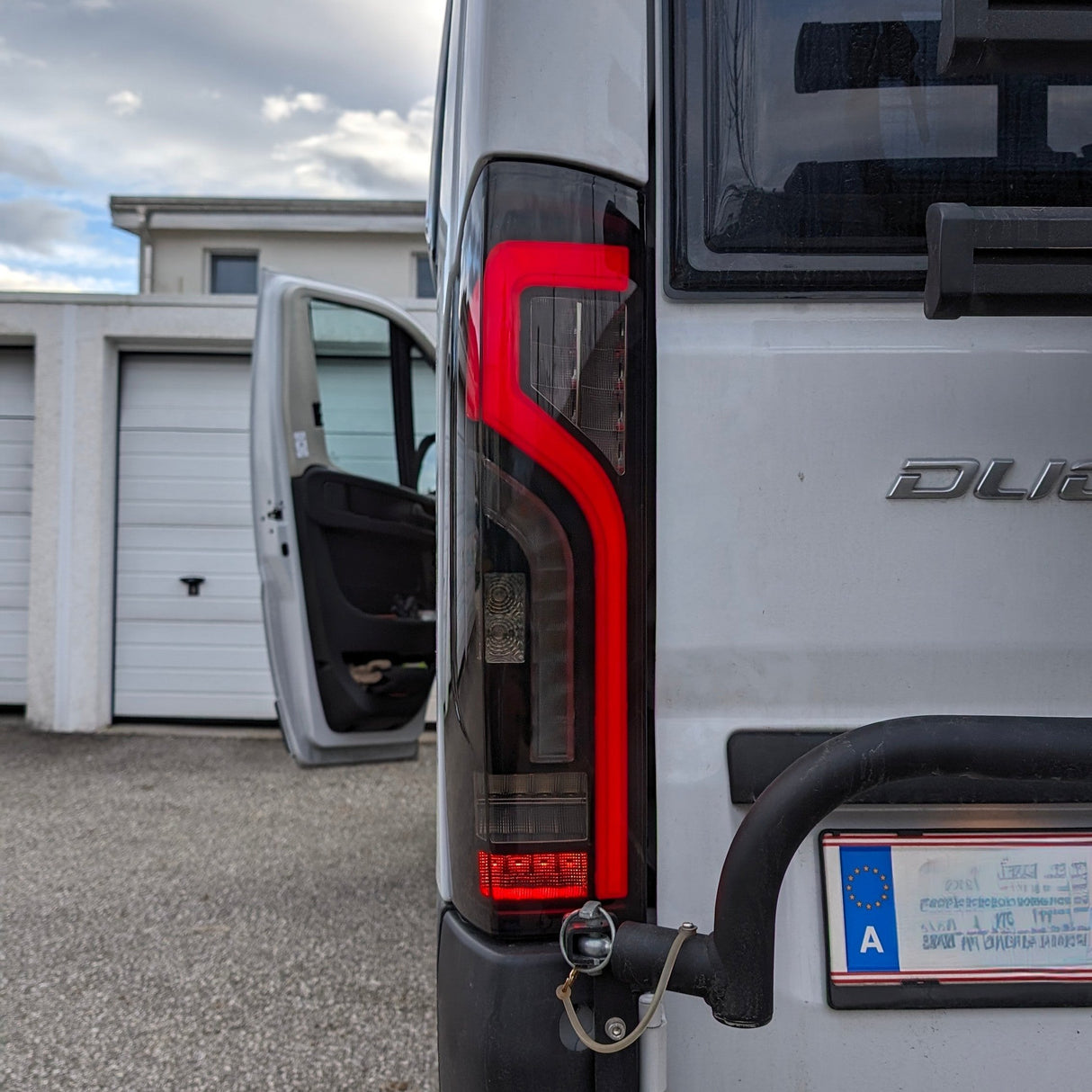 Citroen Relay Full LED Rear Lights Cluster - Tail Light, Rear Light Unit, Smoked Replacement - Van-X