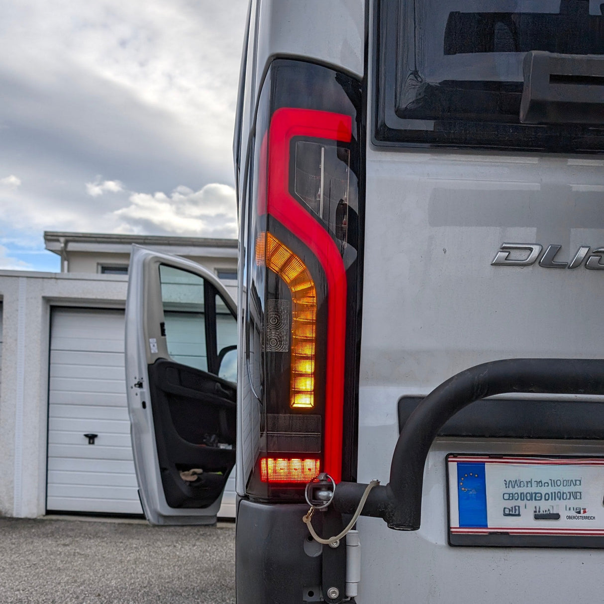 Citroen Relay Full LED Rear Lights Cluster - Tail Light, Rear Light Unit, Smoked Replacement - Van-X