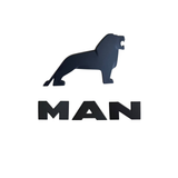 For MAN TGE Front Grille Replacement Badge and Letters Bundle - Matte Black | Van-X