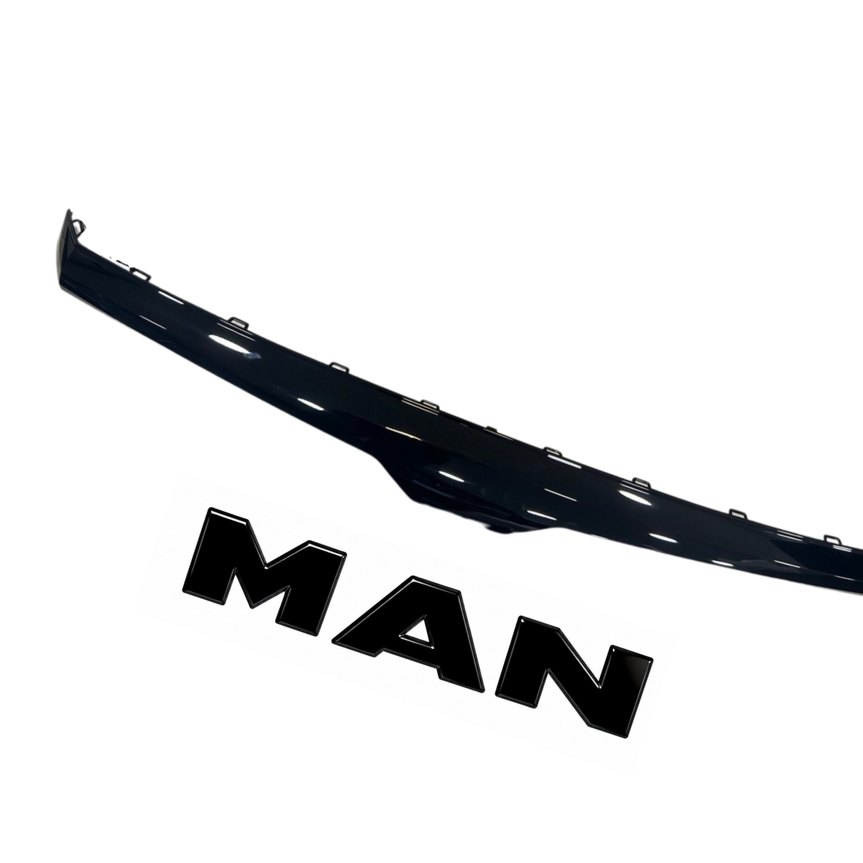 For MAN TGE Badgeless Gloss Black Grille Trim – Front Van Styling Upgrade | Van-X