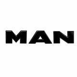 For MAN TGE Front Grille MAN Letters Gloss Black | Van-X