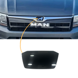 For MAN TGE Badgeless Grille Blanking Plate – Gloss Black, Sleek Front Grille Upgrade, Premium Van Accessory